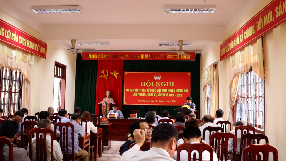 Hội nghị UBMTTQ Việt Nam huyện 6 tháng đầu năm 2024
